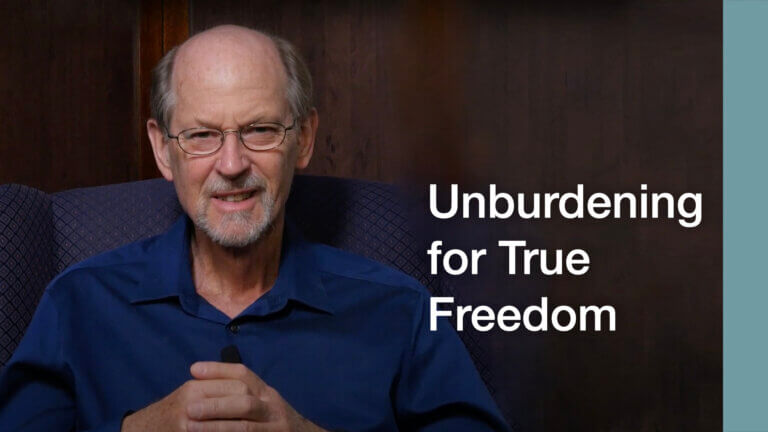 unburdening for true freedom